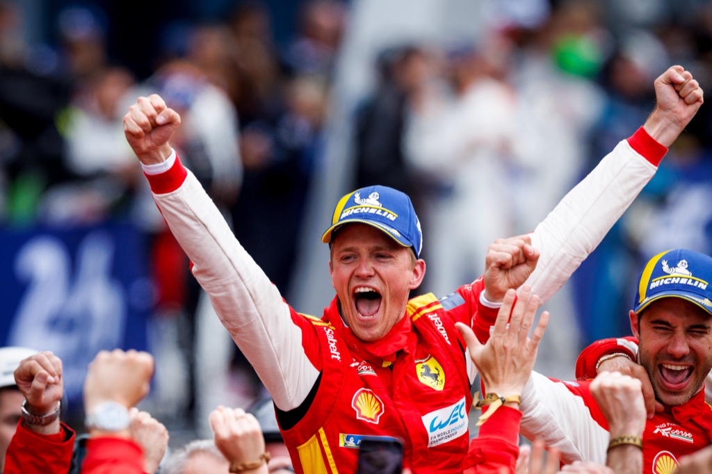 Nicklas Nielsen igen kåret som Årets Bilsportskører.
(Foto: Ferrari Media)